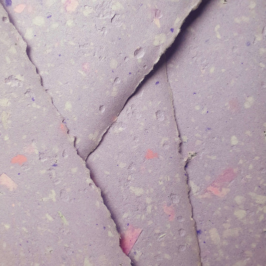 poly lila-pink | A5 | handmade paper